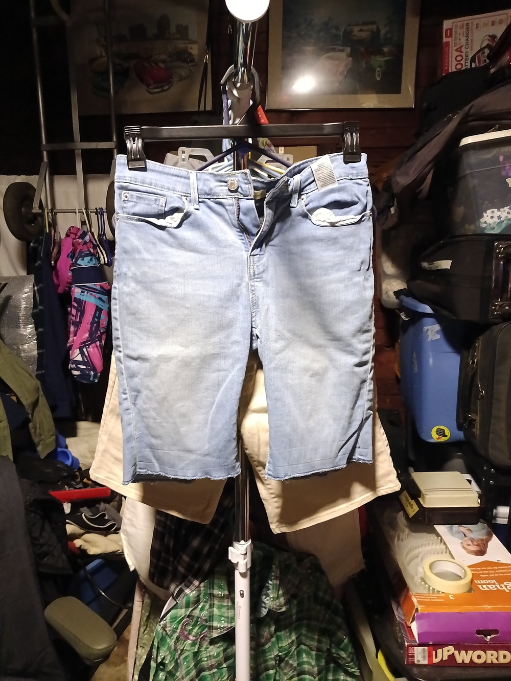 Levi's Light Blue Denim Bermuda Shorts